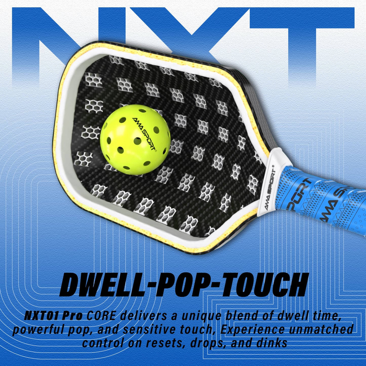 NXT01 Pro 16mm Pickleball Paddle