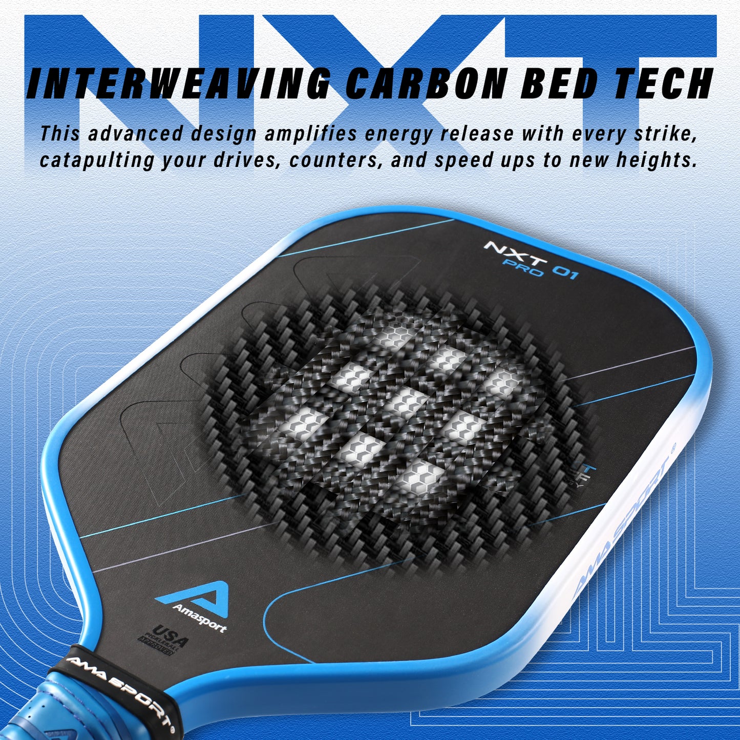 NXT01 Pro 16mm Pickleball Paddle