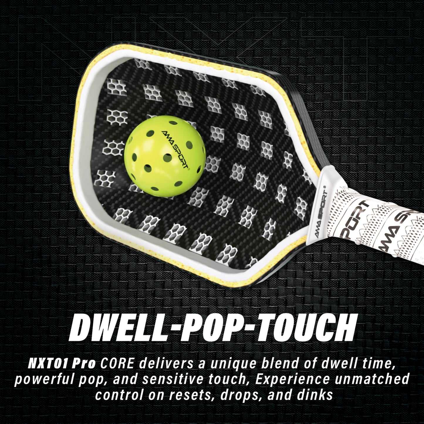 NXT01 Pro Skin-Ti 16mm Pickleball Paddle